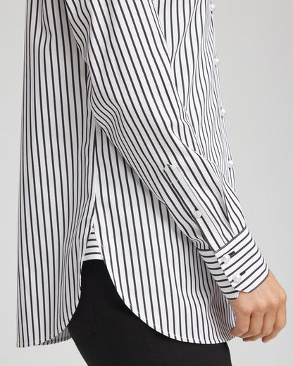 Chico's No Iron™ Lurex Striped Shirt