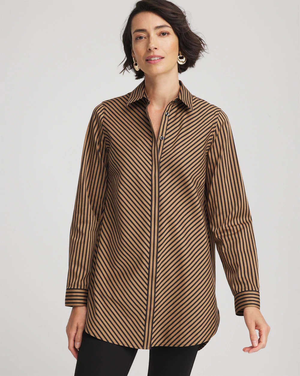 Chico's No Iron™ Slimming Imperial Stripe Tunic