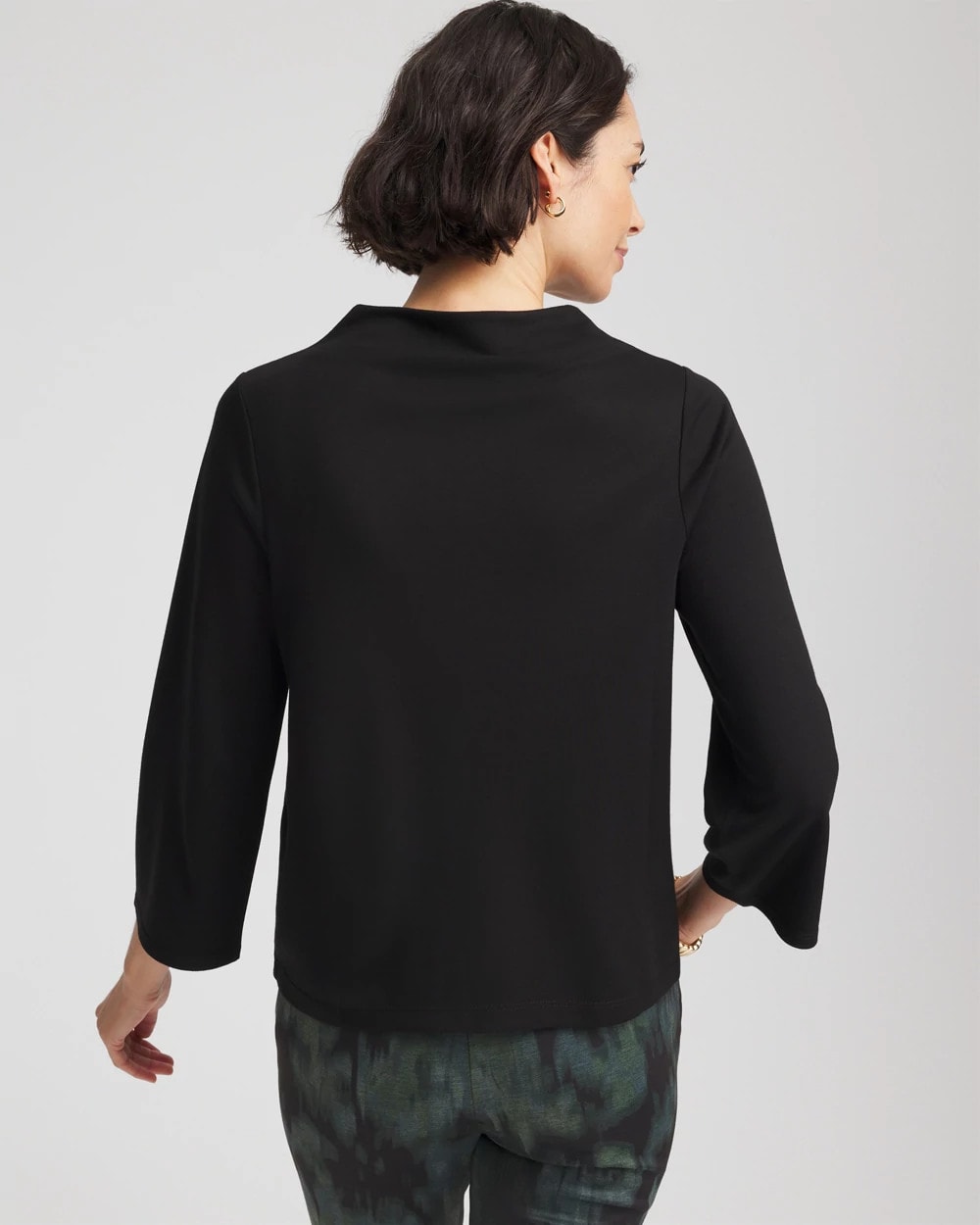 Chico's Embellished Structured Top