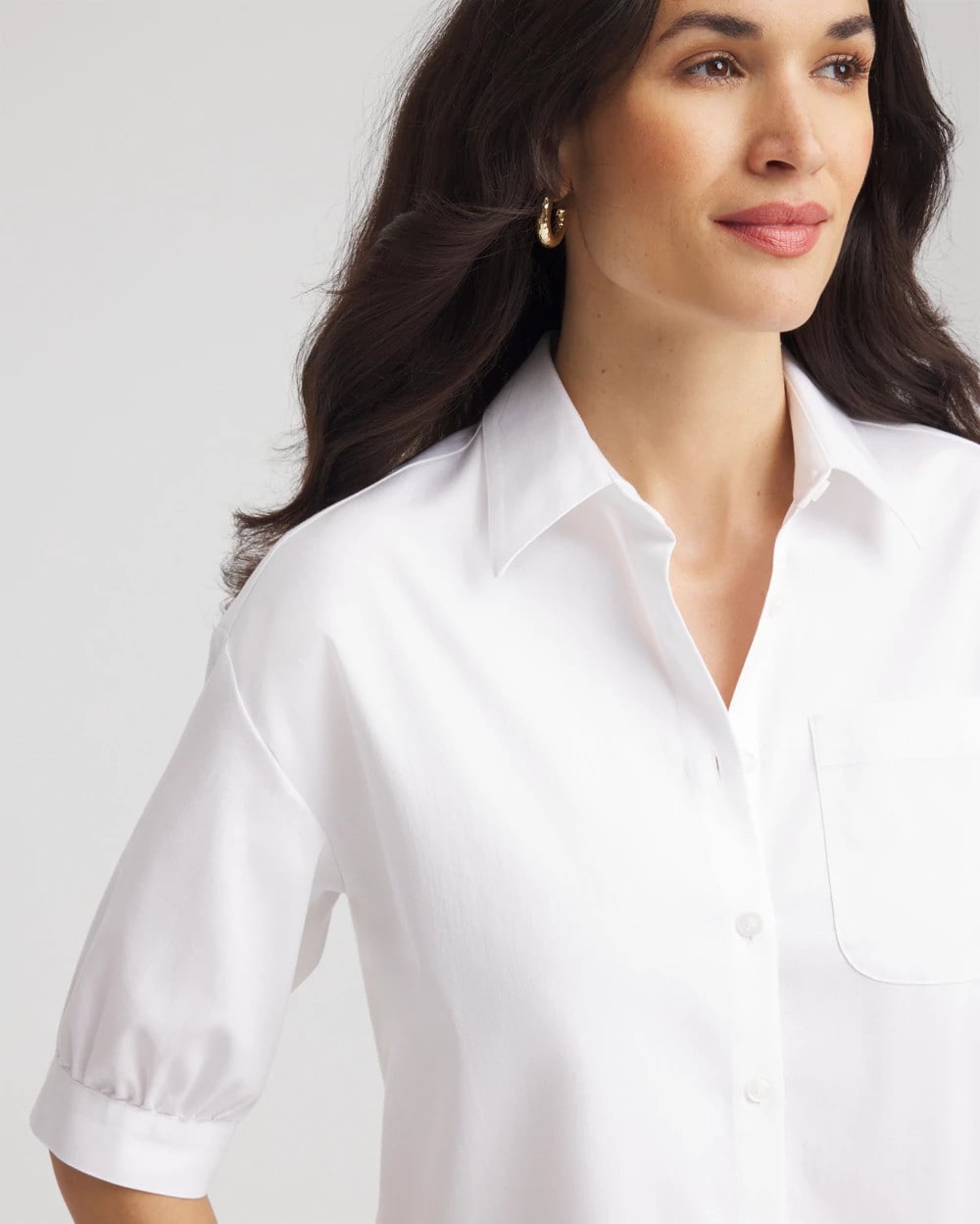 Chico's No Iron™ Short-Sleeved Shirt