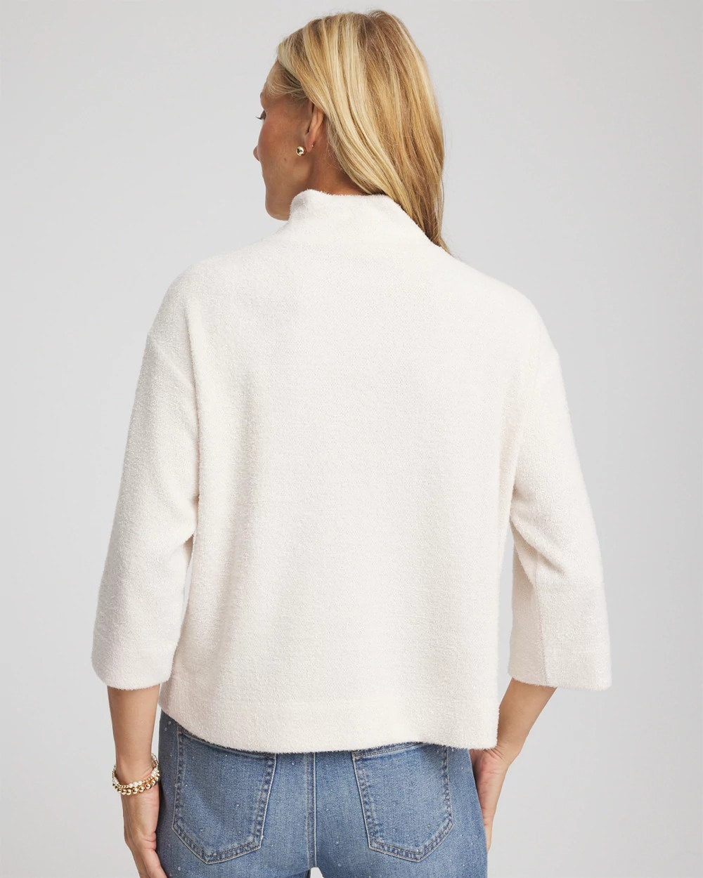 Chico's Jacquard Cozy Turtleneck