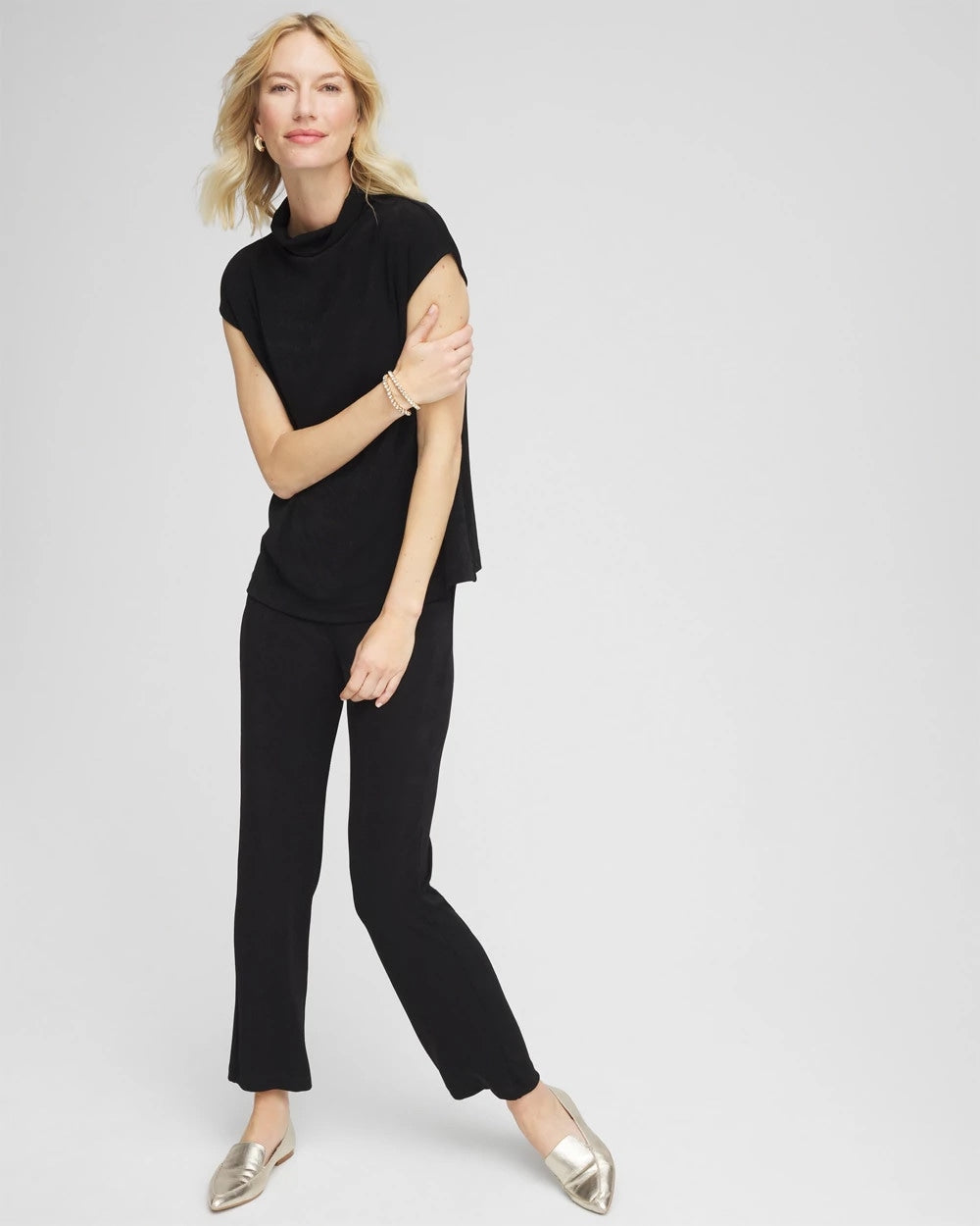 Chico's Travelers™ Mockneck Top