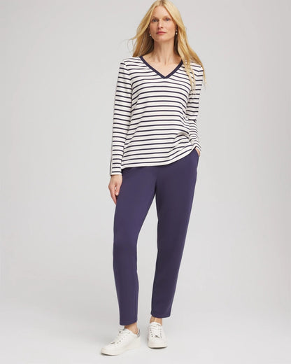 Chico's Zenergy® Soft Striped Top