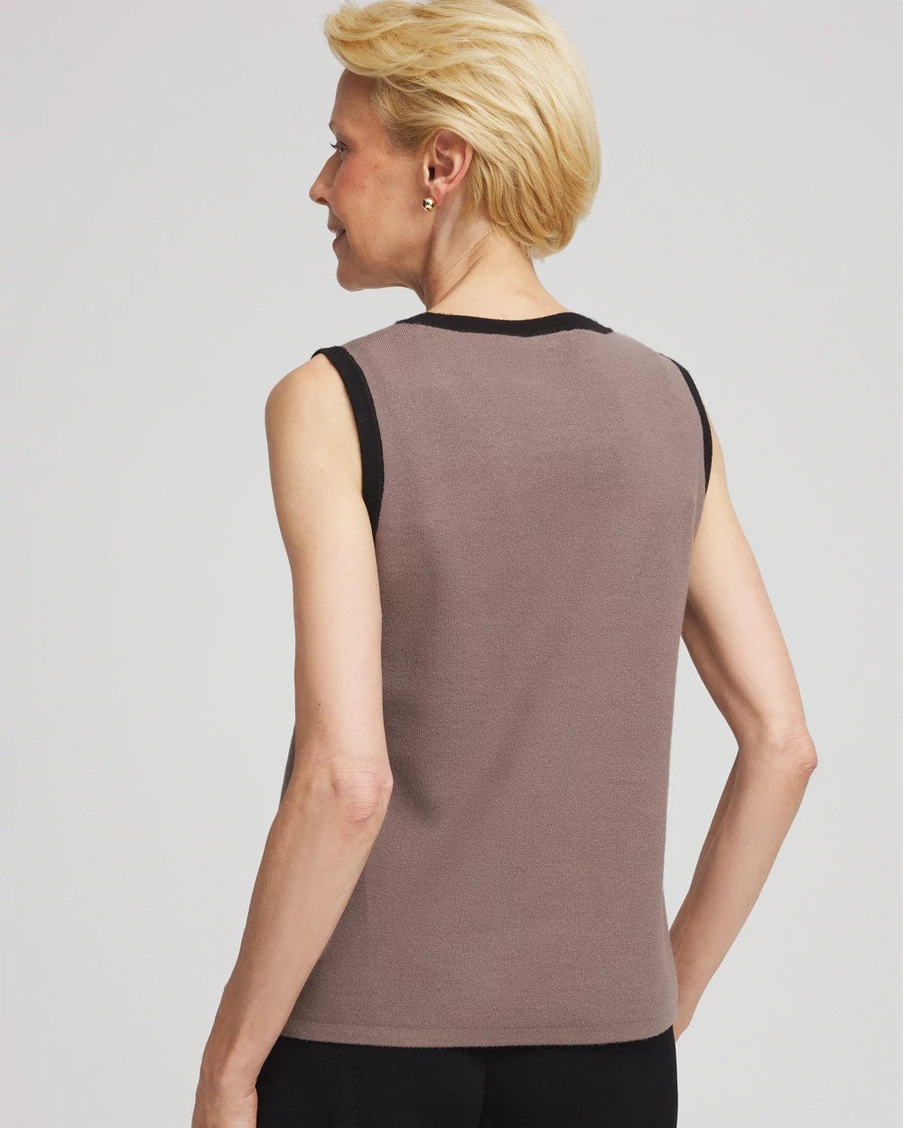 Chico's Travelers™ Tipped Sweater Tank
