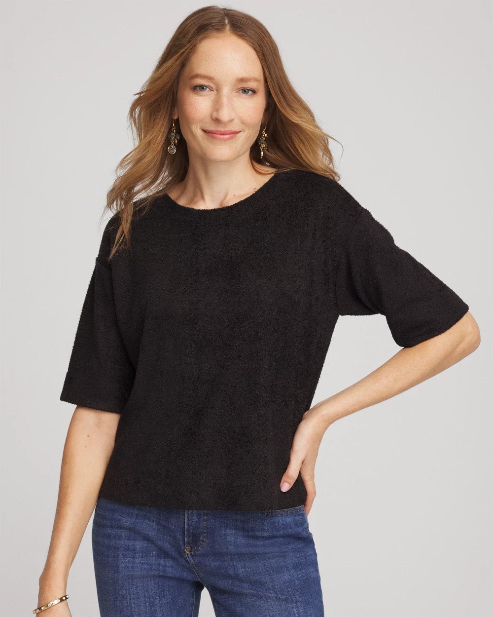 Chico's Cozy Crewneck Tee