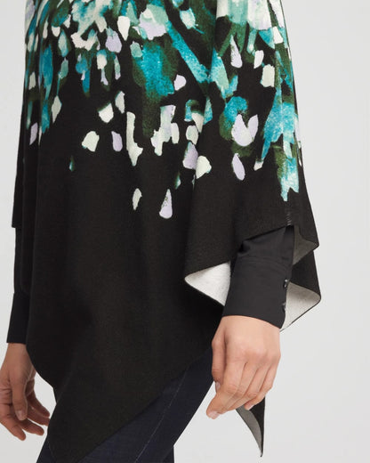 Chico's Convertible Knit Boatneck Poncho