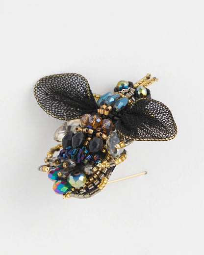 Chico's Beaded Bee Brooch