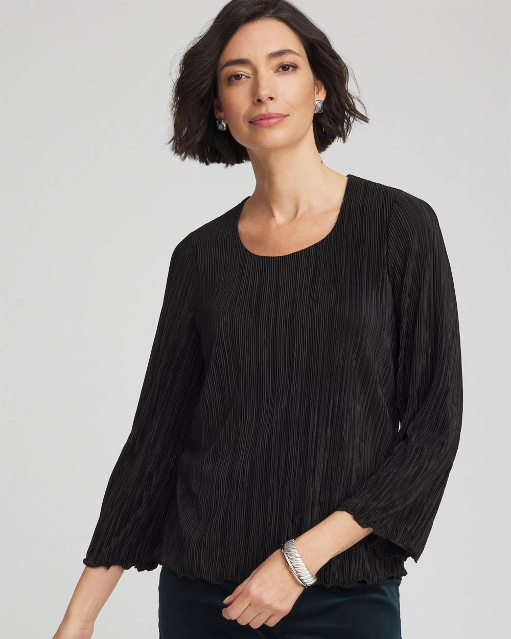 Chico's Bodre Flare Sleeve Top