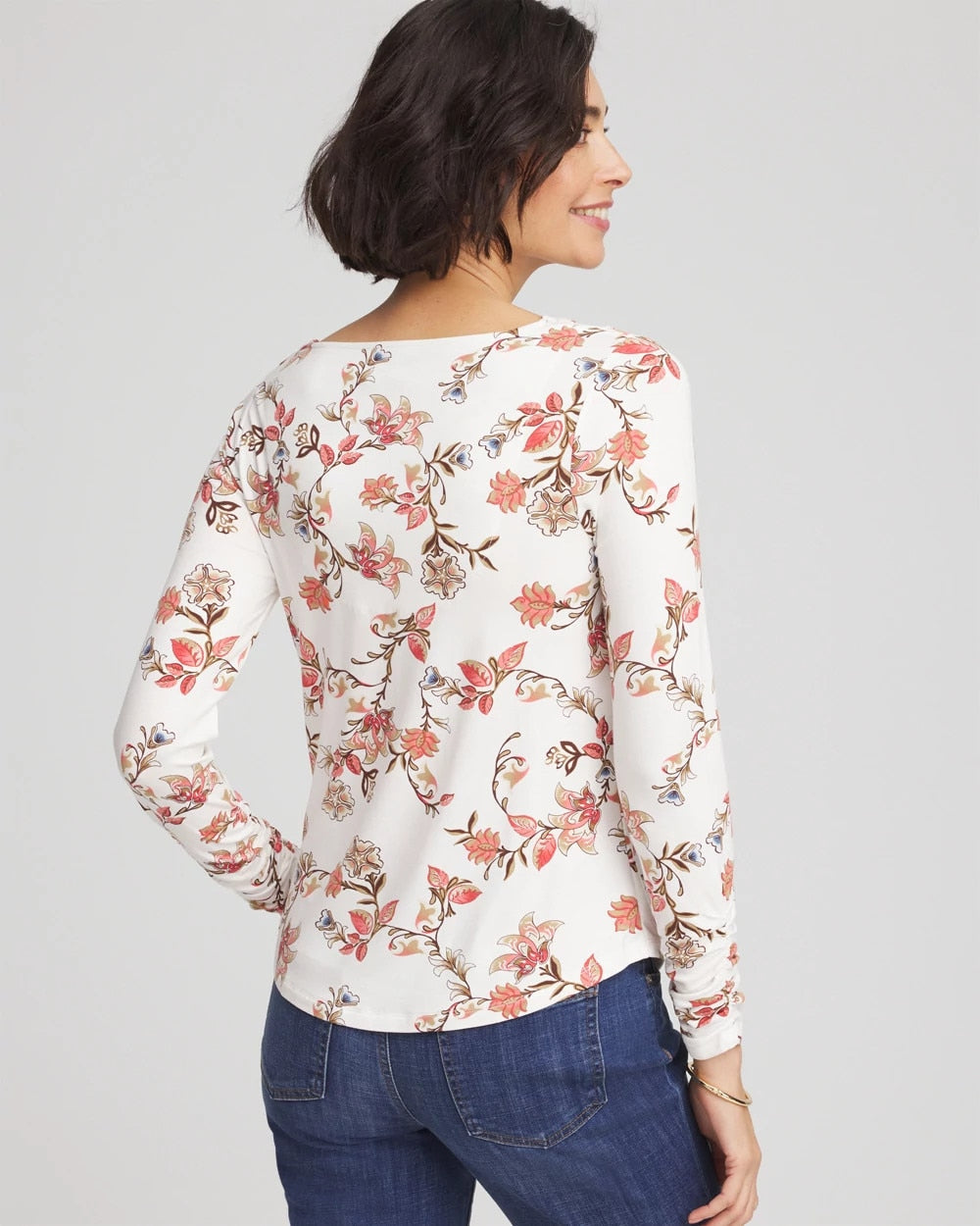 Chico's Touch of Cool™ Long-Sleeved Cowlneck Tee