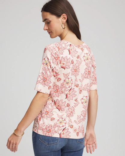 Chico's Elbow Sleeve Tee