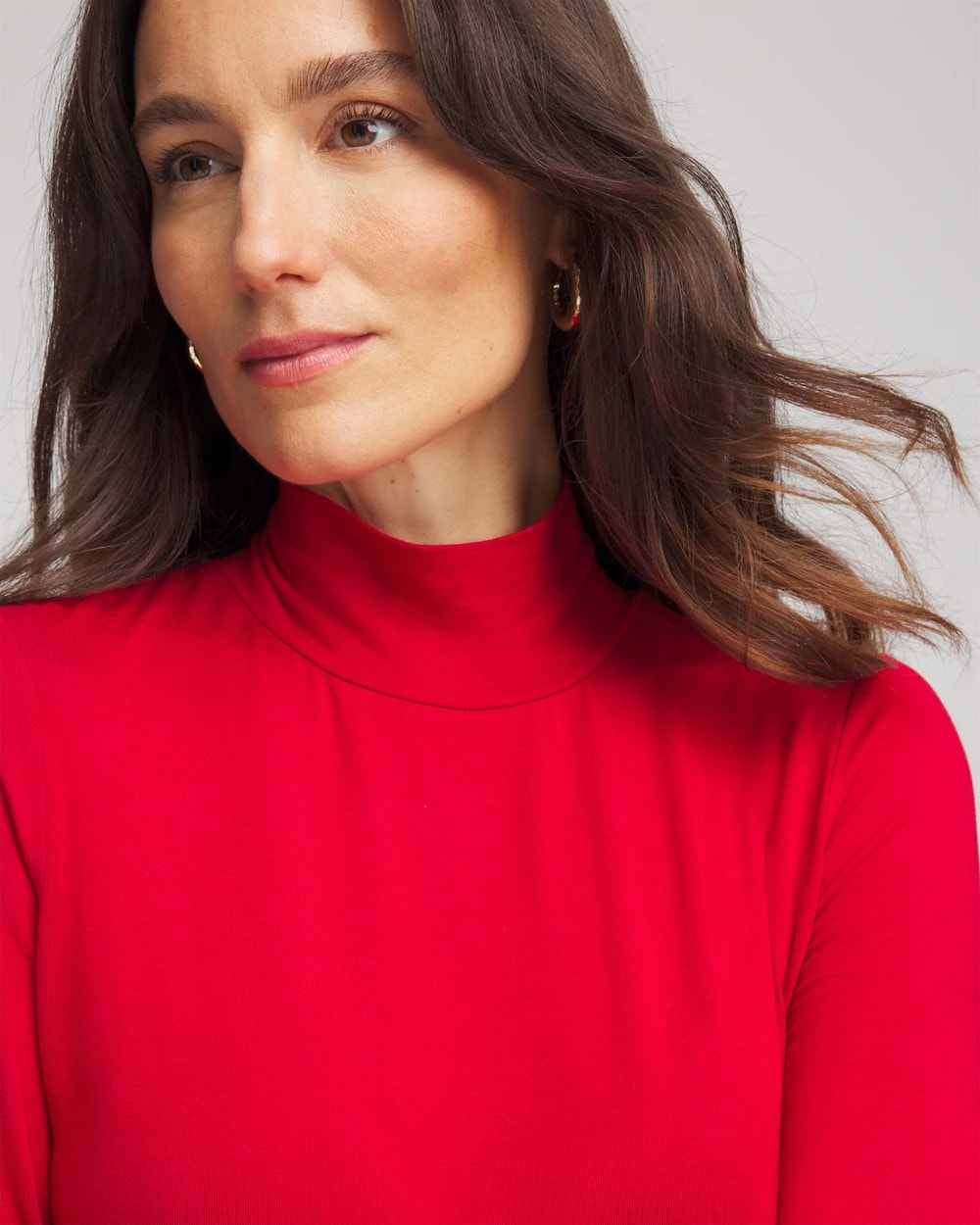 Chico's Touch of Cool™ Mockneck Layering Tee