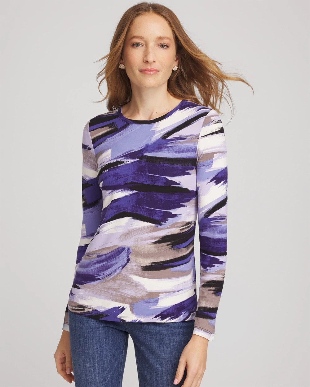 Chico's Touch of Cool™ Crewneck Layering Tee