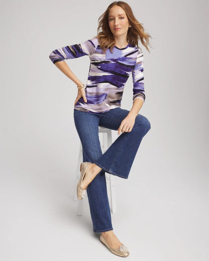 Chico's Touch of Cool™ Crewneck Layering Tee