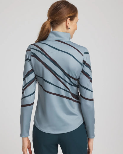 Chico's Zenergy® UPF Morocco Zip-Front Pullover