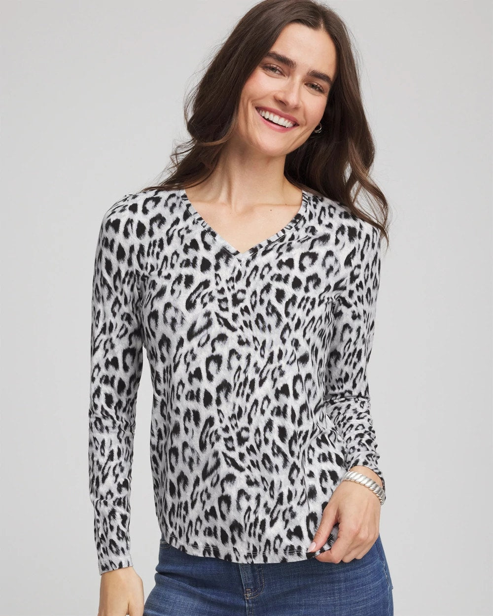 Chico's Touch of Cool™ V-Neck Layering Tee