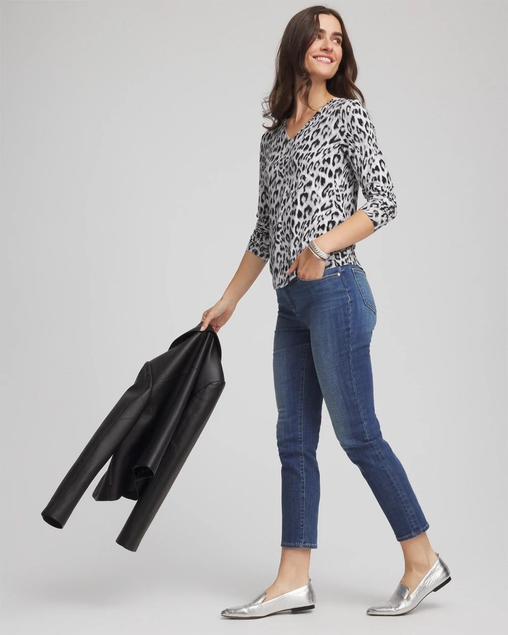 Chico's Touch of Cool™ V-Neck Layering Tee