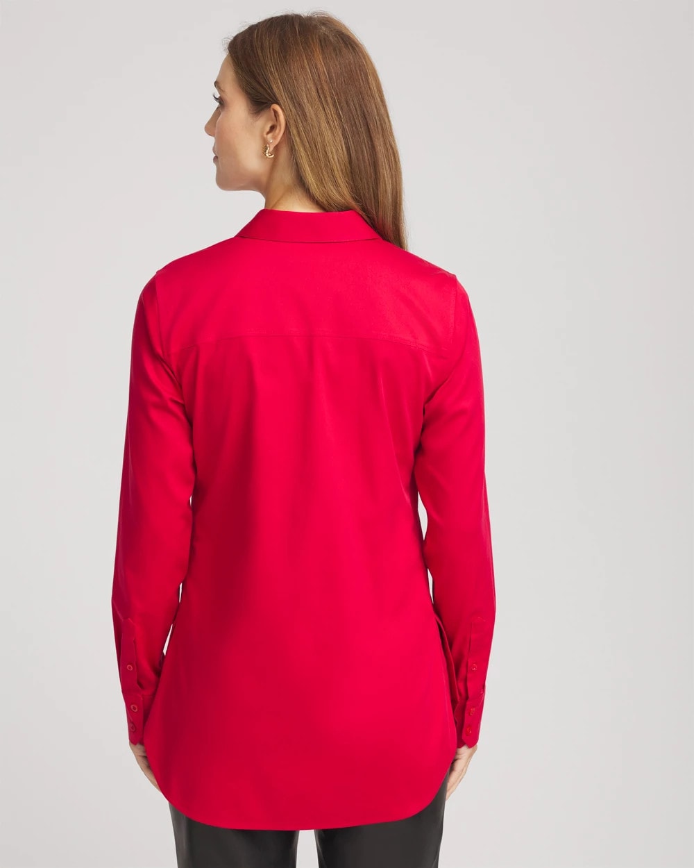 Chico's No Iron™ Peplum Pleated Shirt