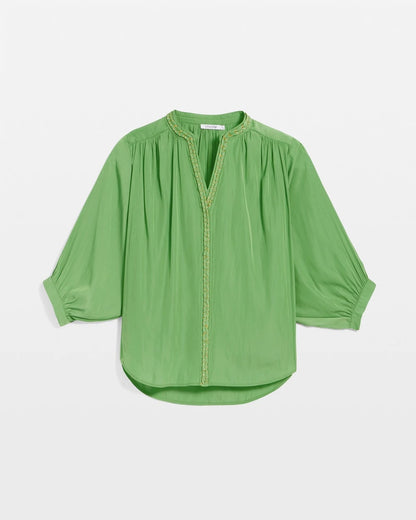 Chico's Braided Batwing Blouse
