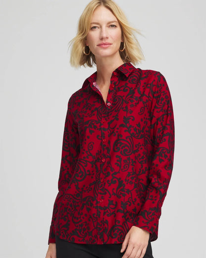Chico's No Iron™ Vinstra Scrolls Shirt