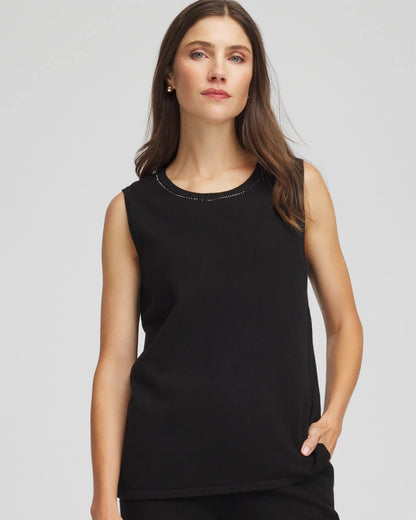 Chico's Zenergy® Luxe Diamante Tank