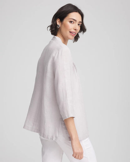 Chico's Embellished Linen Kurta Tunic