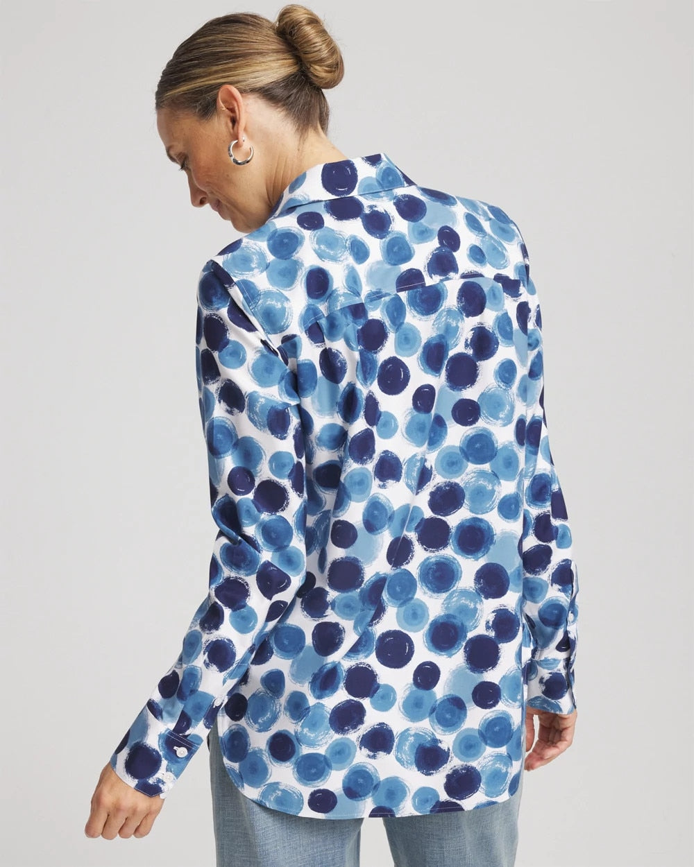Chico's No Iron™ Printed Sateen Shirt