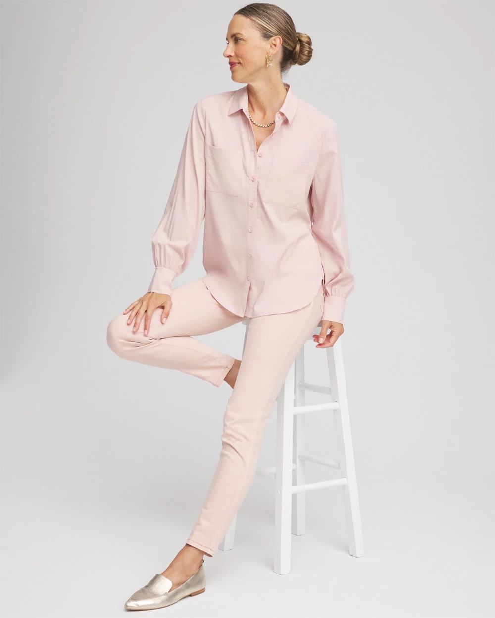 Chico's Classic-Fit Collared Shirt
