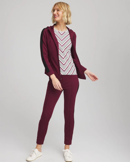 Chico's Zenergy® Soft Brushed Striped Top