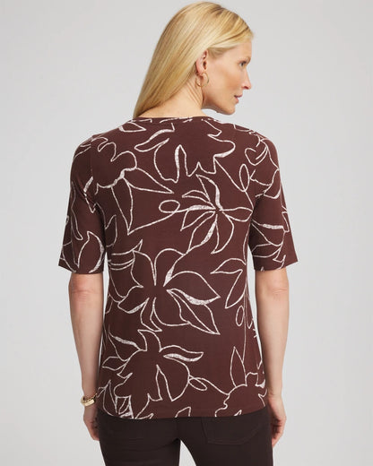 Chico's Touch of Cool™ Elbow-Sleeve Perfect Tee