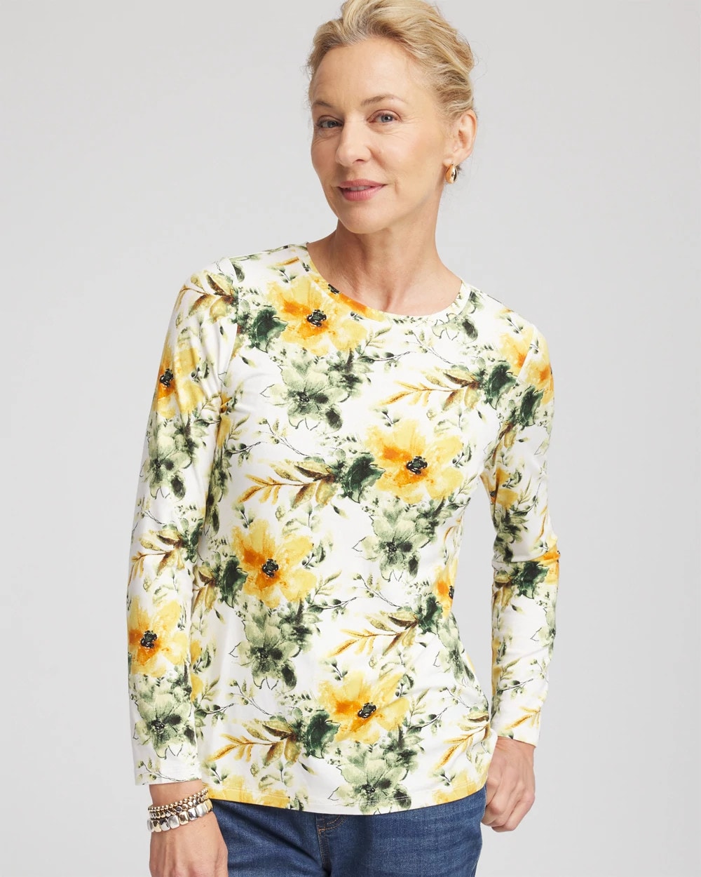 Chico's Garden Touch of Cool™ Layering Tee