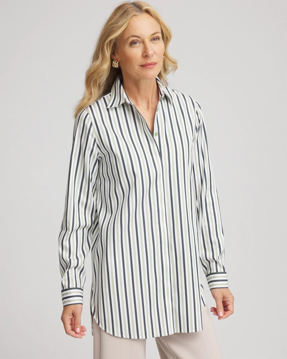 Chico's No Iron™ Striped Shirt