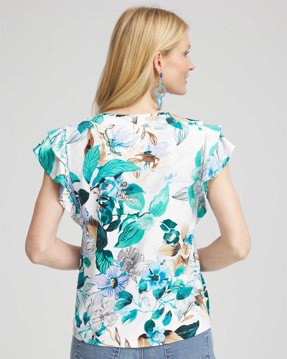 Chico's Touch of Cool™ Flutter Sleeve Tee
