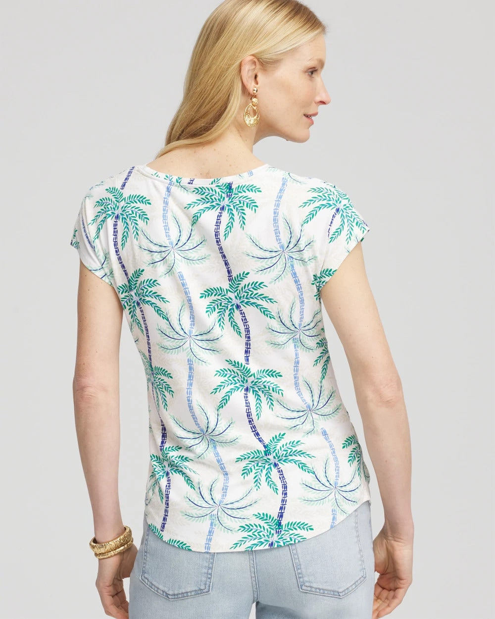 Chico's Cap Sleeve Dolman Tee