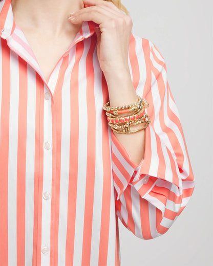Chico's No Iron™ Vacation Stripes Shirt