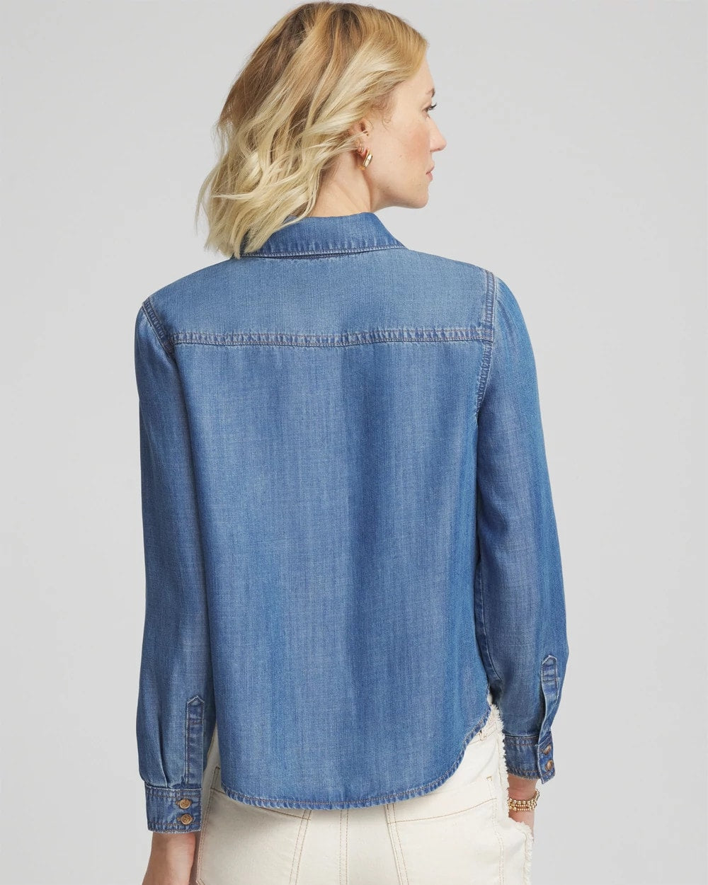 Chico's Tencel™ Colorblock Classic-Fit Shirt
