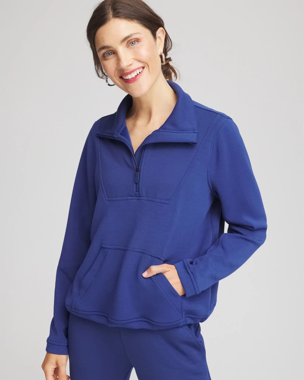 Chico's Zenergy® Ribbed Sweatshirt