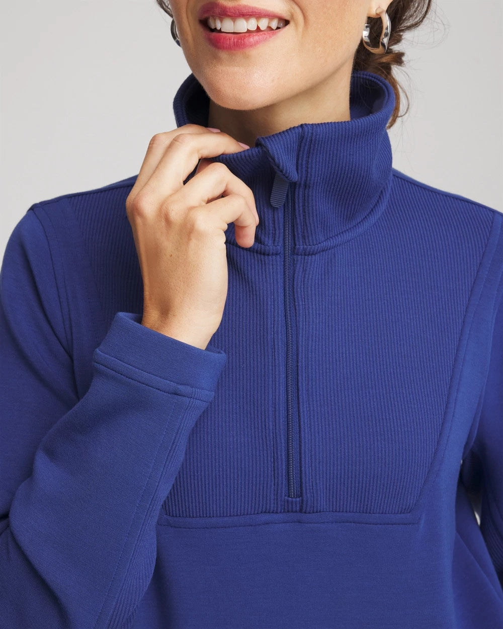 Chico's Zenergy® Ribbed Sweatshirt