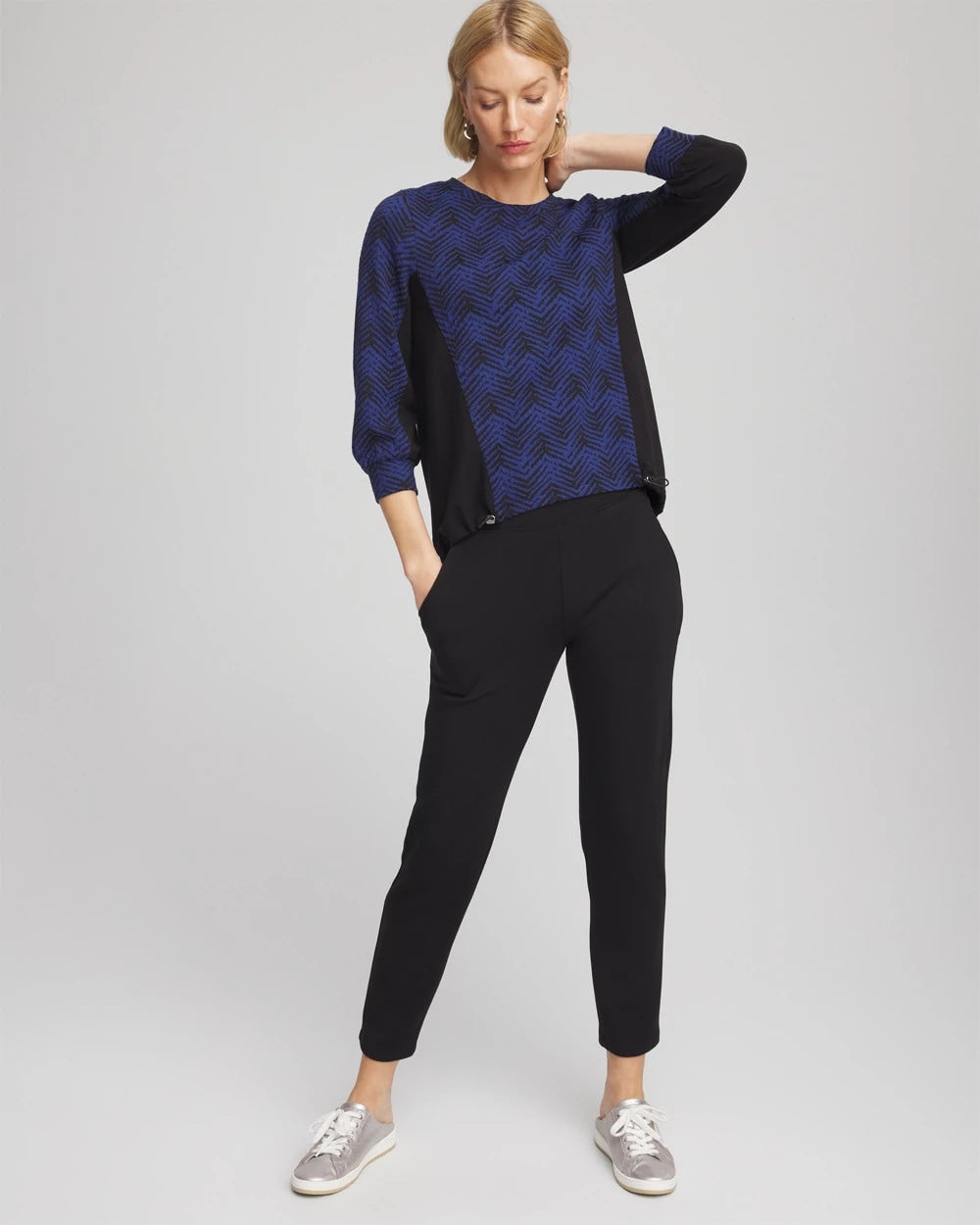 Chico's Zenergy® Jacquard Bungee Top