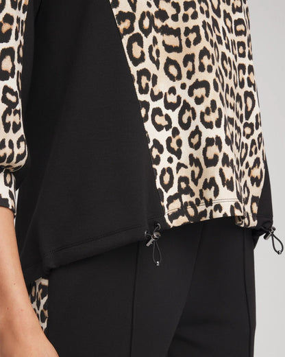 Chico's Zenergy® Animal-Print Bungee Top