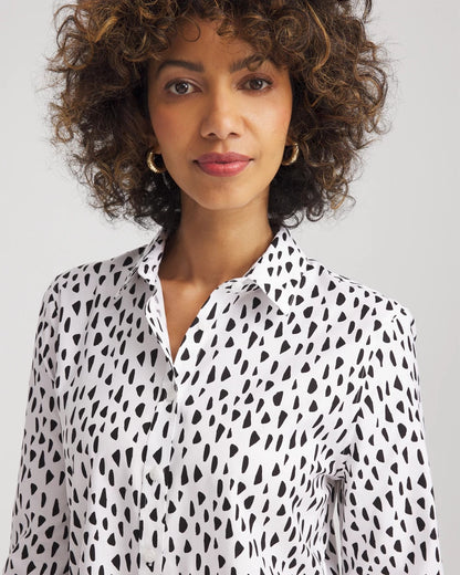 Chico's No Iron™ Polka Dot  Shirt
