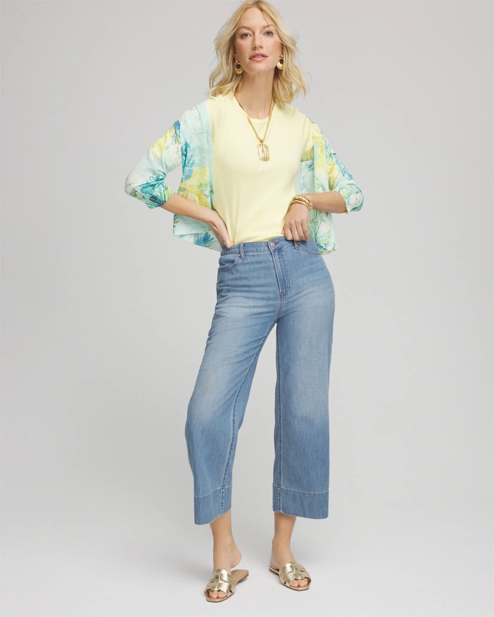Chico's Classic Fit Pima Cotton Tee