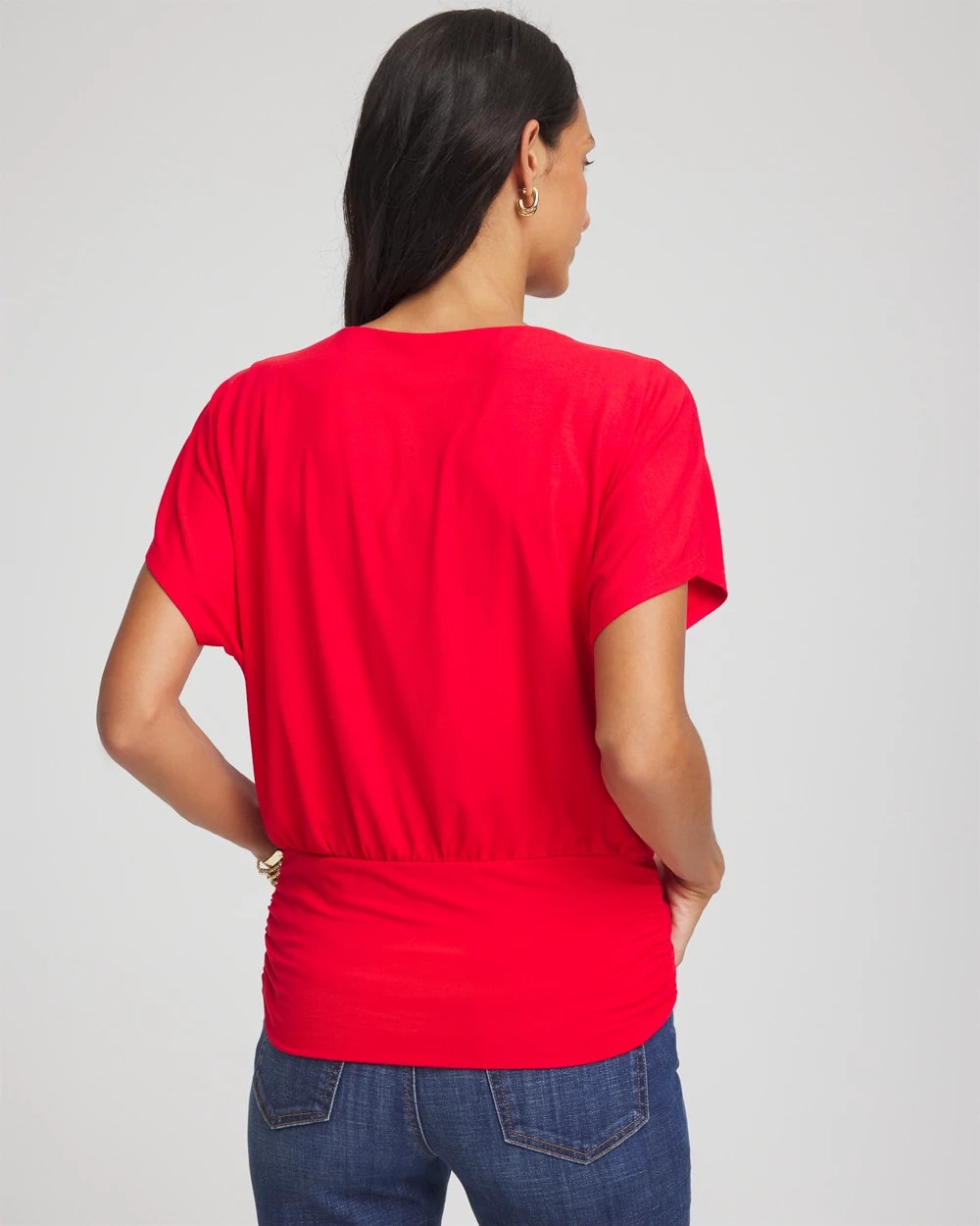 Chico's Touch of Cool™ Ruched Banded Hem Top