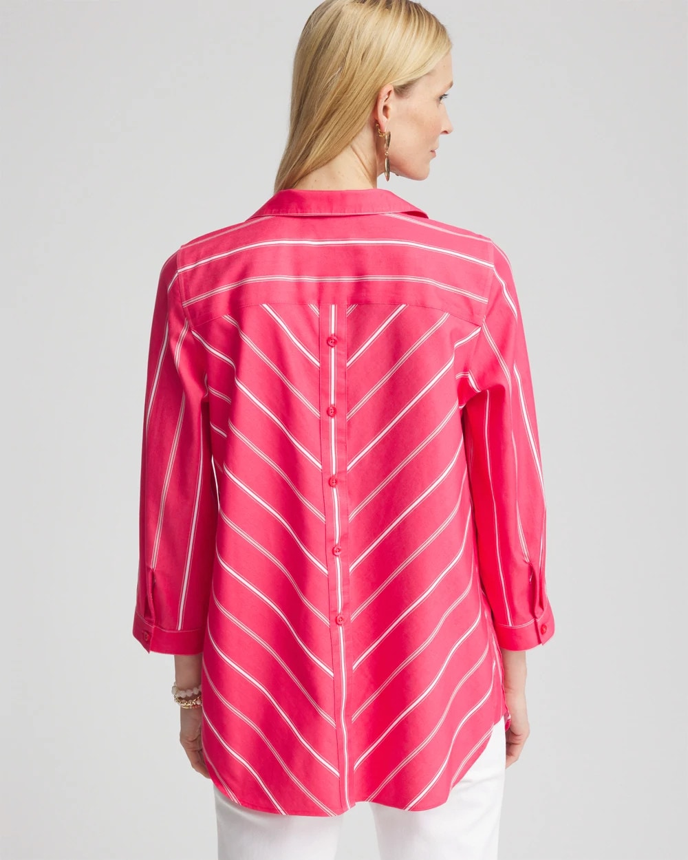 Chico's No Iron™ Stretch Stripe Tunic