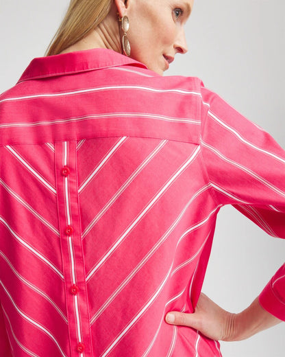 Chico's No Iron™ Stretch Stripe Tunic