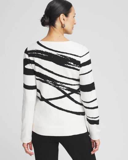 Chico's Zenergy® Luxe Jaquard Pullover