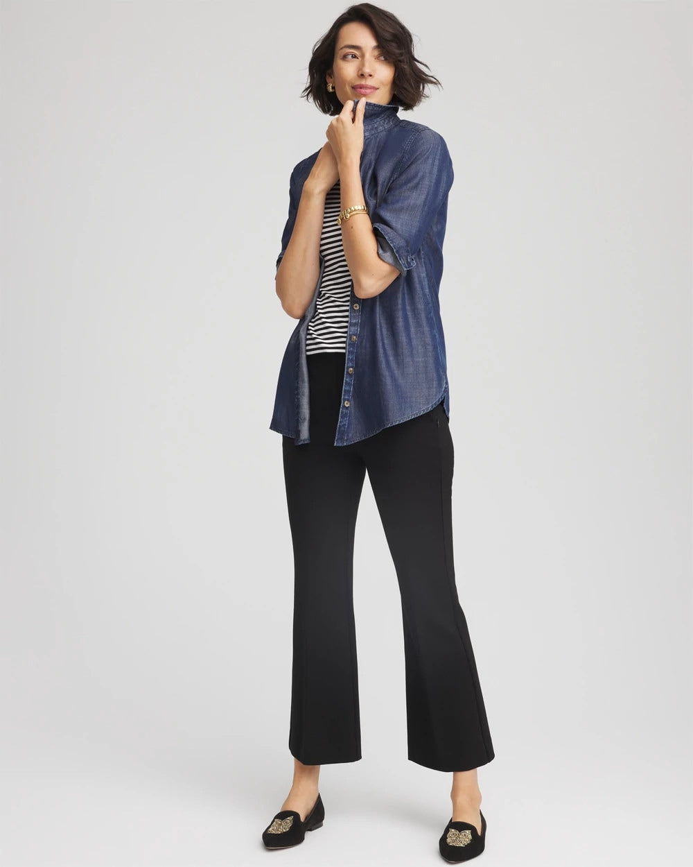 Chico's Tencel™ Classic-Fit Denim Tunic