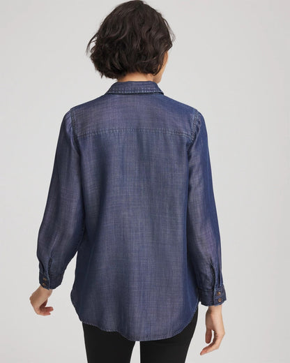 Chico's Tencel™ Classic-Fit Denim Tunic
