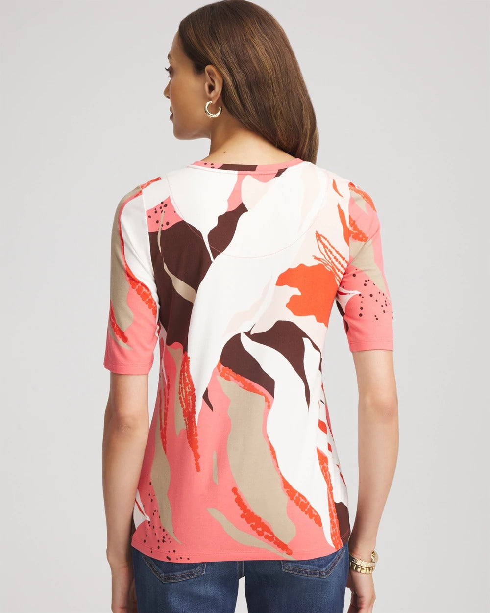 Chico's Touch of Cool™ Elbow-Sleeve Perfect Tee