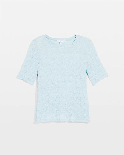 Chico's Textured Short-Sleeve Tee