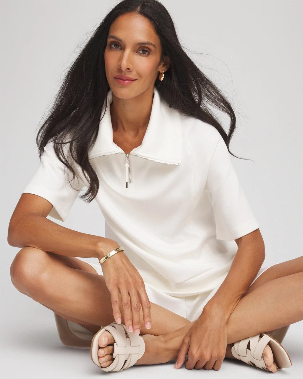 Chico's Zenergy® Soft Half-Zip Top